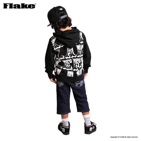 BALLOON PT KNIT HALF DENIM PANTS