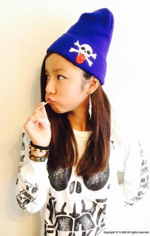 MAD SKULL COLOR KNIT CAP
