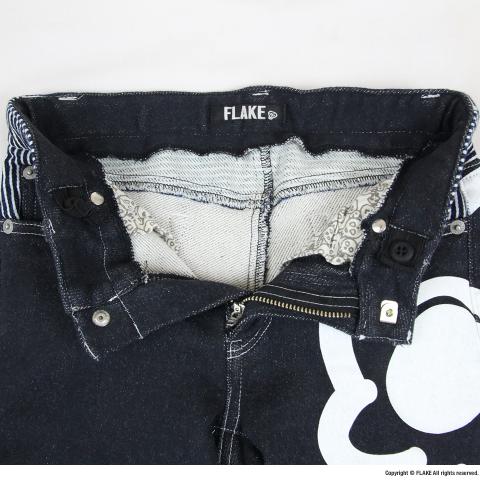 MAD SKULL SWEAT DENIM