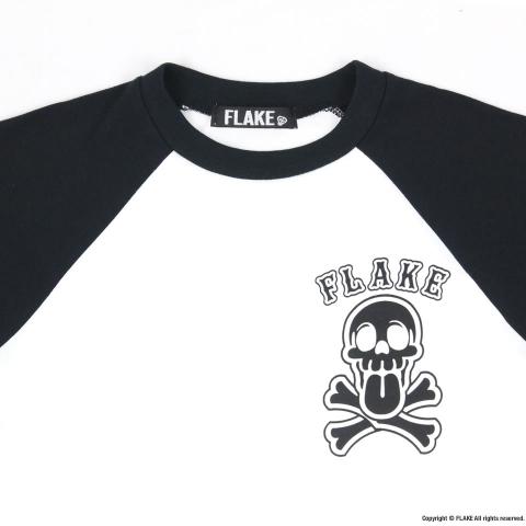 FLAKE CROSS RAGLAN TEE