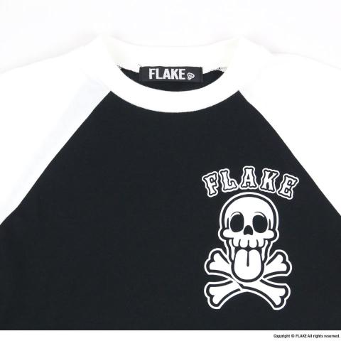FLAKE CROSS RAGLAN TEE