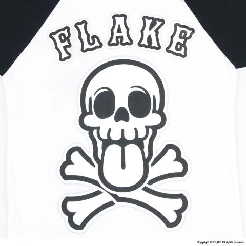 FLAKE CROSS RAGLAN TEE