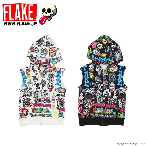 MAD ICONS NOSLEEVE ZIP PARKA